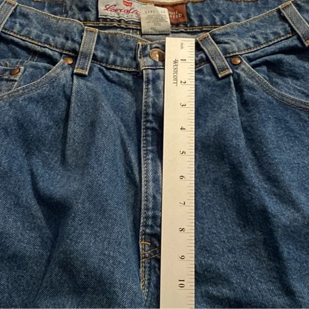 Vintage Levi’s Jeans 547 Mens 34X32 Loose‎ Fit Loose Pleated Orange Label Tab - Picture 13 of 16